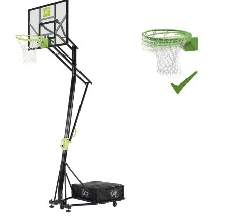 [108416W] Exit Galaxy versetzbarer Basketballkorb mit Rädern mit Dunkring