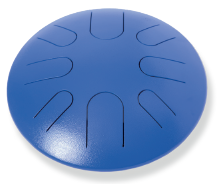 [W106082] TONGO-GO Stahlzungentrommel Large, Ø 33 cm, 5 cm Höhe, G-Dur, blau