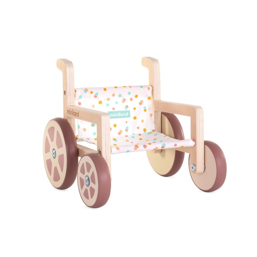 [105168] Puppen-Rollstuhl aus Holz