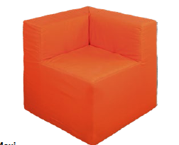 [110086] Relax Ecke Sitzhöhe 26cm Kunstleder B 35 / T 35 / H 50 cm