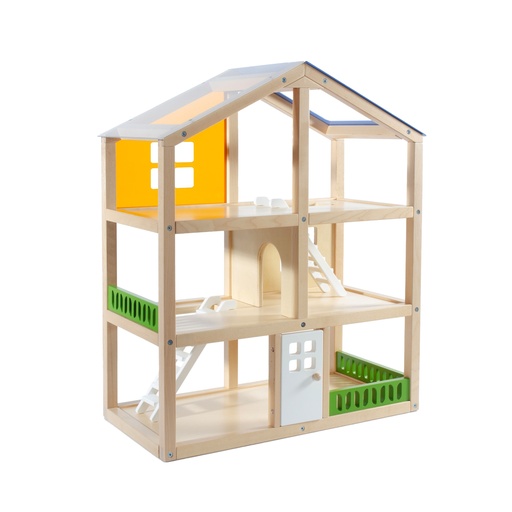 [105150] Puppenhaus Premium mit 6 Räumen 