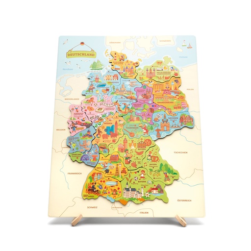 [104322] Magnetpuzzle Landkarte DE 