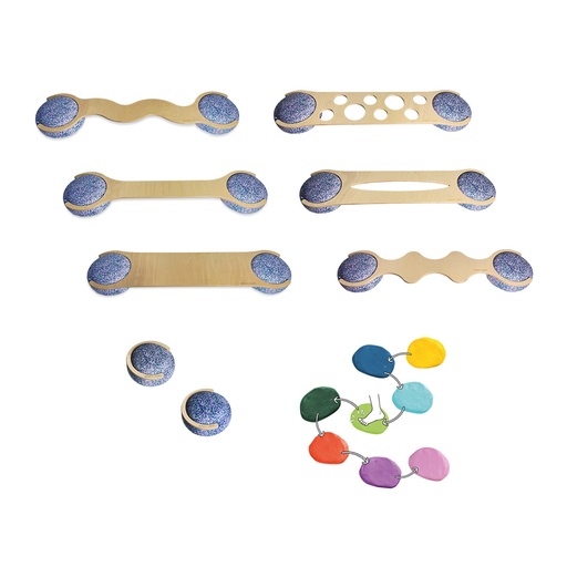 [AK93] Balancebrücken 6+2er Set mit Wolkensteinen