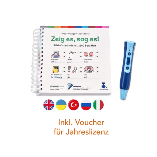 [523099] AnyBook - Pro Audiostift Bundle Jahreslizenz & Bildwörterbuch