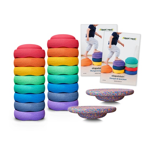 [AK27-ALT] 16 Stapelsteine® + 2 Stapelstein® Boards