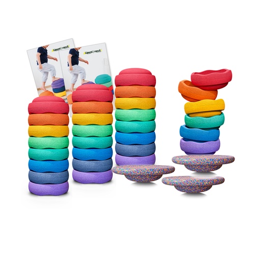 [AK24-ALT] 30 Stapelsteine® + 3 Stapelstein® Boards