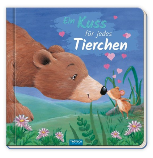 [978-3-96552-873-4] Trötsch Pappenbuch mit Reimen Ein Kuss für jedes Tierchen