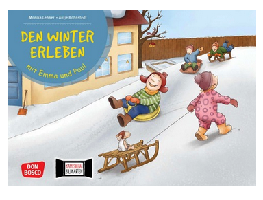[4260694920558] Den Winter erleben mit Emma und Paul. Kamishibai Bildkartenset