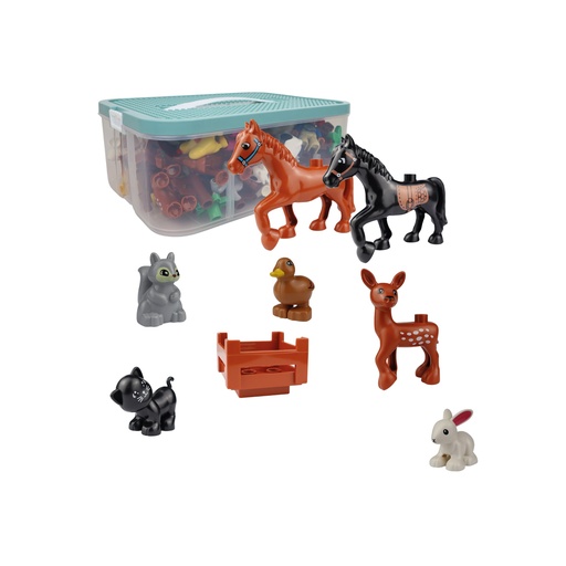 [103480] Klemmbausteine Junior Set - Farm Tiere
