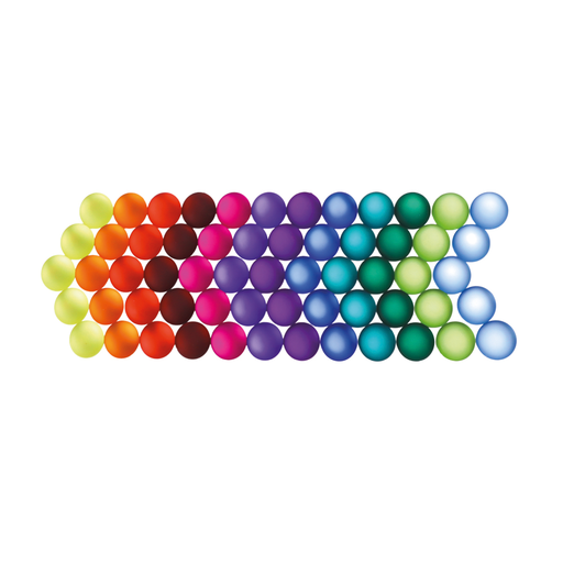 [103466] Glitzersteine Matt - 60er Set 