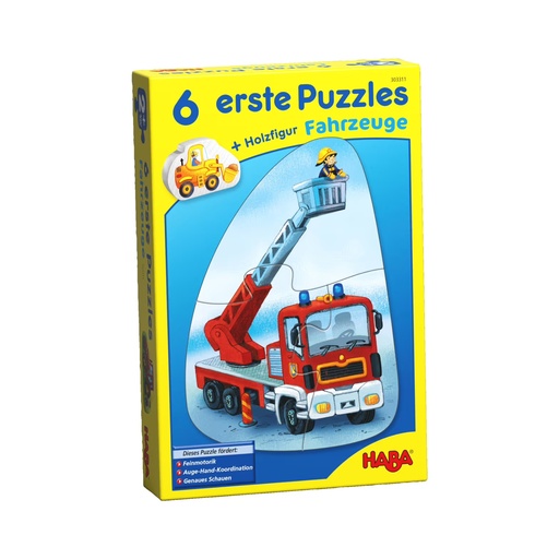 [W104469] 6 erste Puzzles – Fahrzeuge 