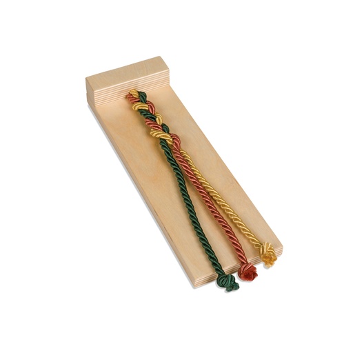 [W104410] Brett mit Kordeln zum Flechten