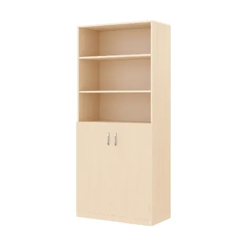 [110206] Regalschrank 180 cm - 2 Türen unten
