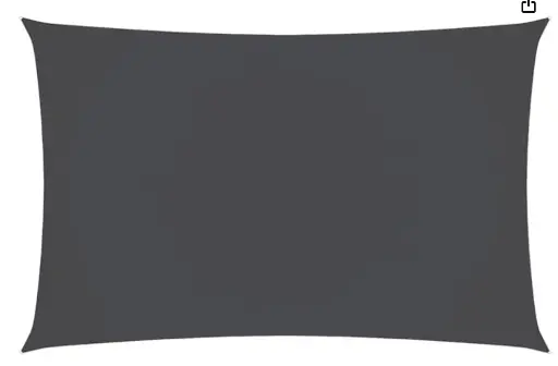 [SoSe3x6m] Sonnensegel 3x6m Wasserdicht mit 4 Ösen 